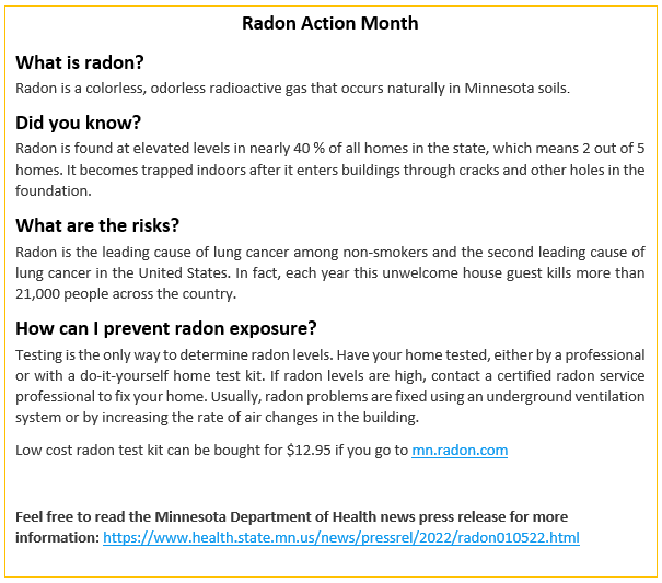 Radon outreach